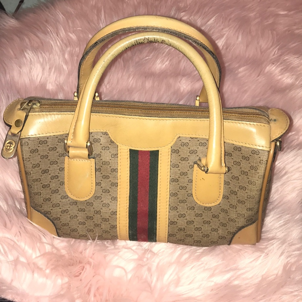 Vintage Gucci Small Boston Authentic